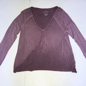 American Eagle Long Sleeve Soft & Sexy Tee